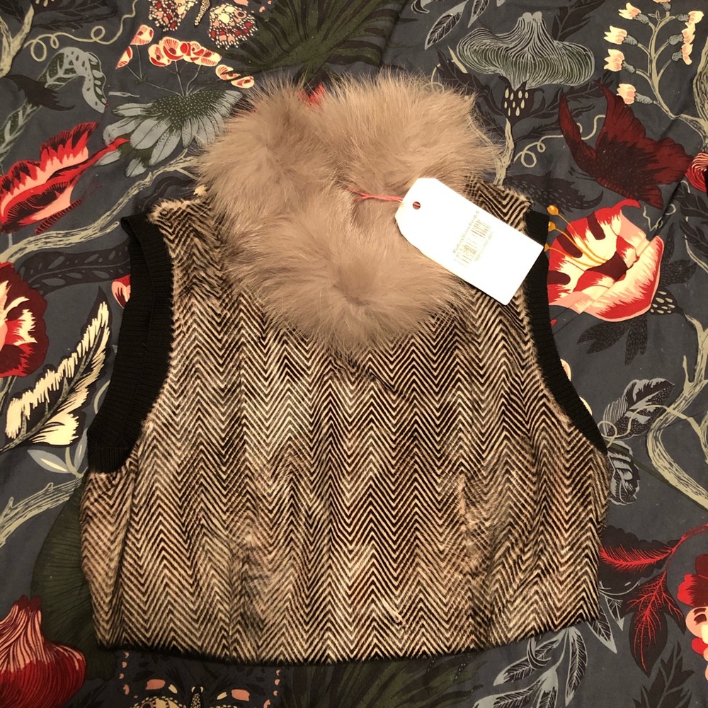 Max Mara fur top